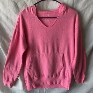 Scoop neck loungewear hoodie